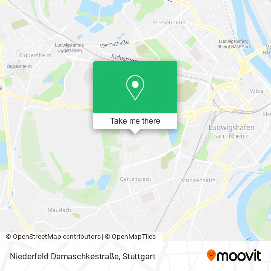 Карта Niederfeld Damaschkestraße