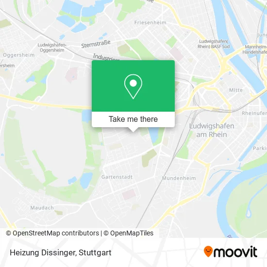 Карта Heizung Dissinger