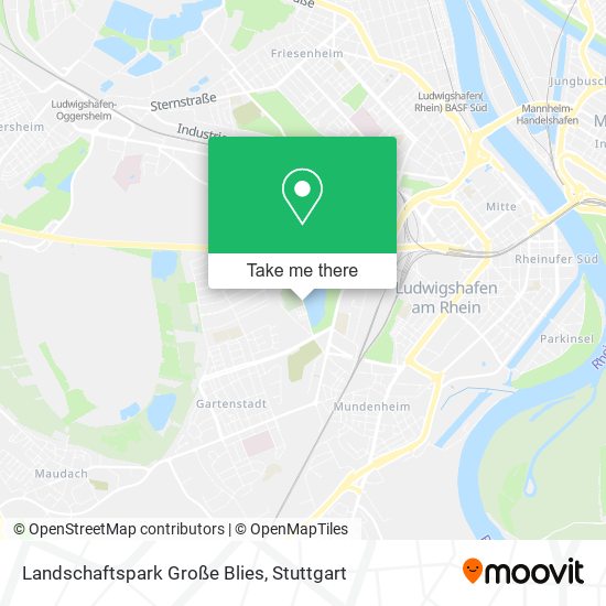 Landschaftspark Große Blies map