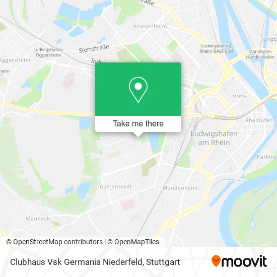 Карта Clubhaus Vsk Germania Niederfeld