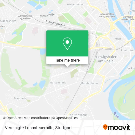 Карта Vereinigte Lohnsteuerhilfe