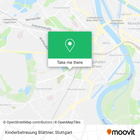 Карта Kinderbetreuung Blättner