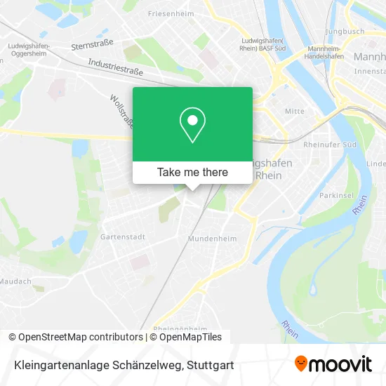 Карта Kleingartenanlage Schänzelweg