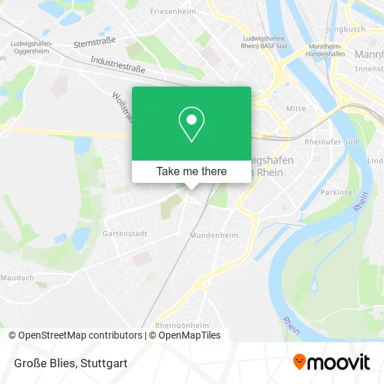 Карта Große Blies