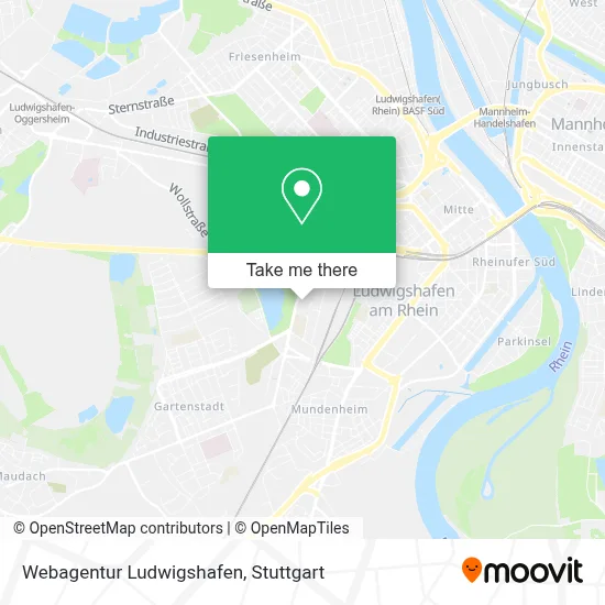 Webagentur Ludwigshafen map