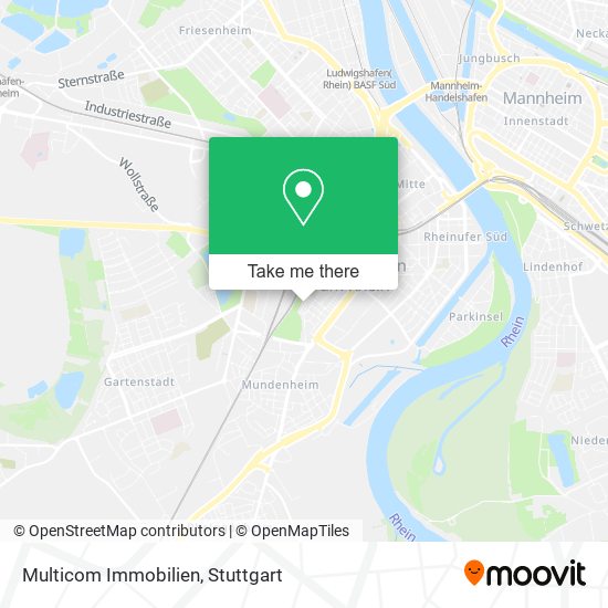 Multicom Immobilien map