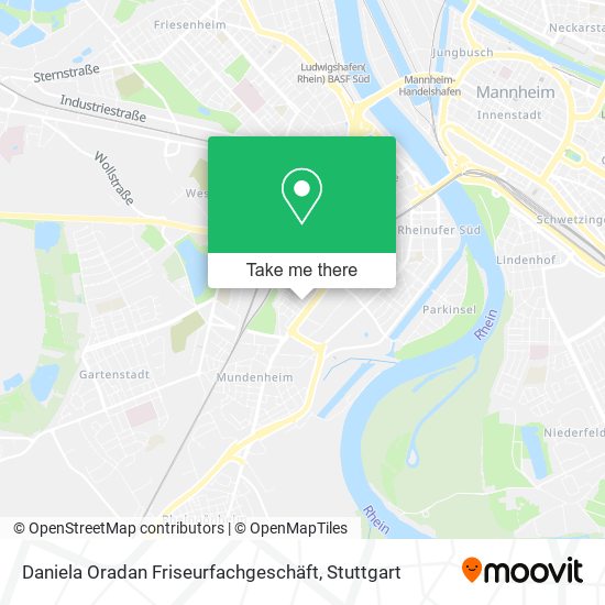 Daniela Oradan Friseurfachgeschäft map