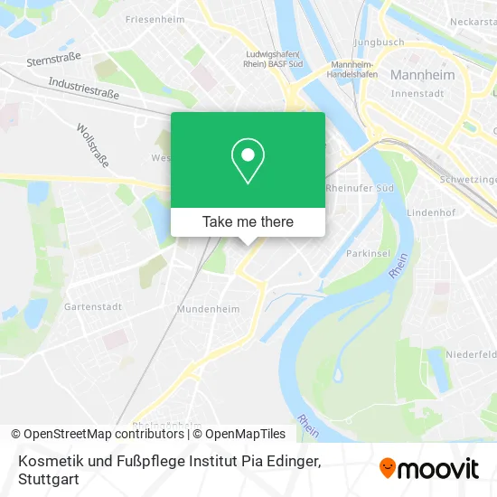 Карта Kosmetik und Fußpflege Institut Pia Edinger