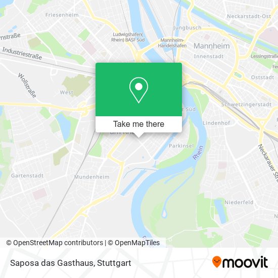 Карта Saposa das Gasthaus
