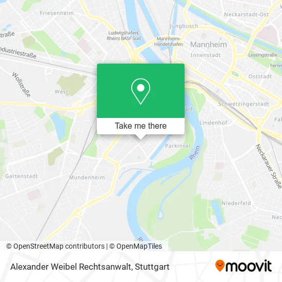 Карта Alexander Weibel Rechtsanwalt