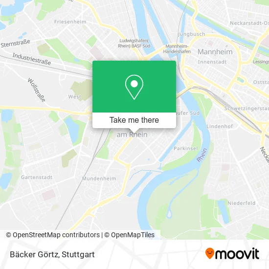 Карта Bäcker Görtz