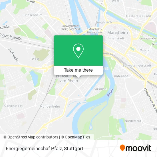 Карта Energiegemeinschaf Pfalz