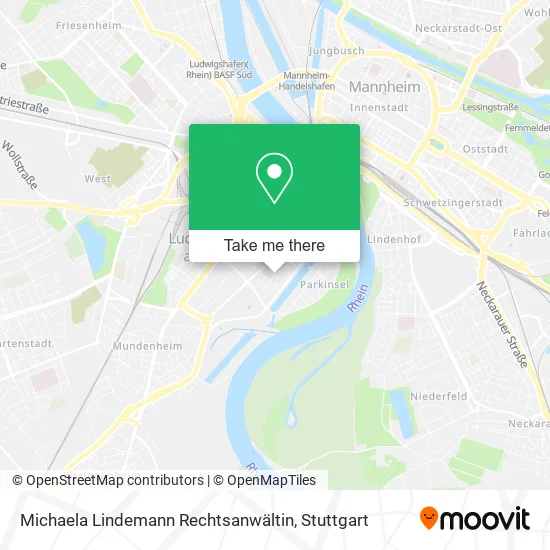 Карта Michaela Lindemann Rechtsanwältin