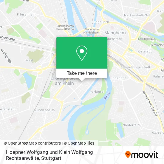Карта Hoepner Wolfgang und Klein Wolfgang Rechtsanwälte