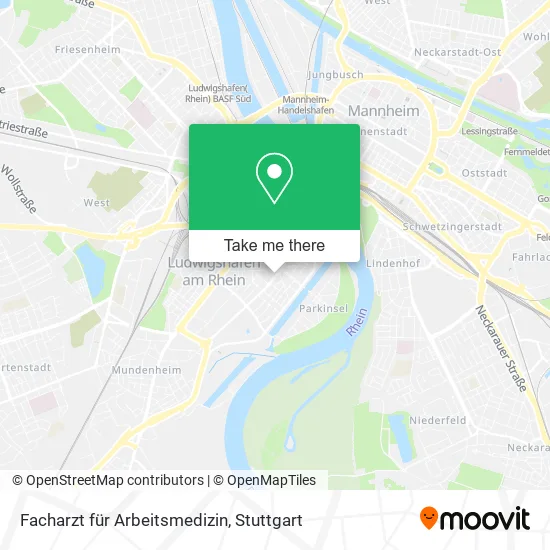 Карта Facharzt für Arbeitsmedizin