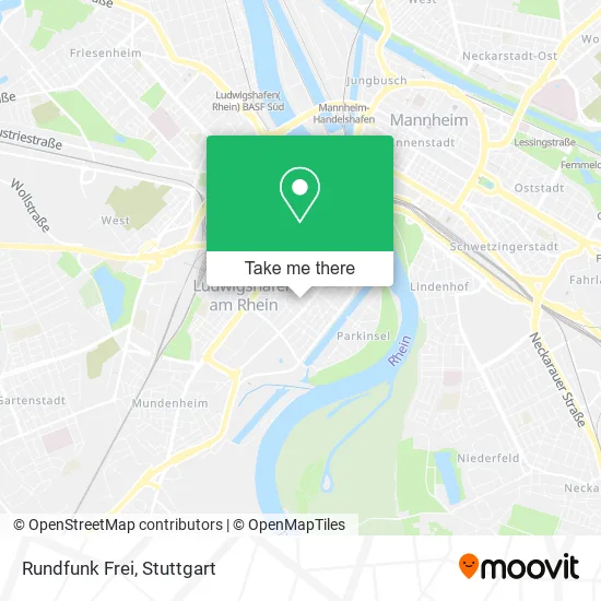 Карта Rundfunk Frei