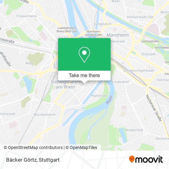 Карта Bäcker Görtz
