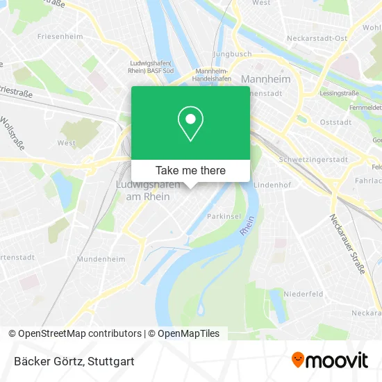 Карта Bäcker Görtz