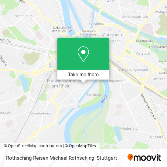 Карта Rothsching Reisen Michael Rothsching