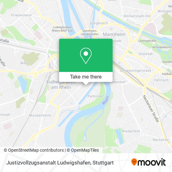 Justizvollzugsanstalt Ludwigshafen map