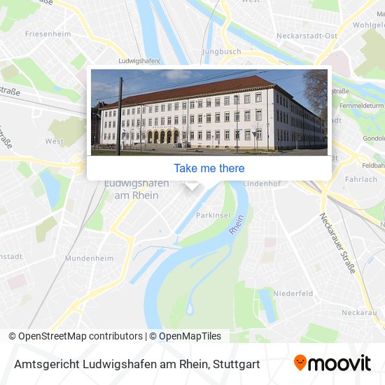 Amtsgericht Ludwigshafen am Rhein map