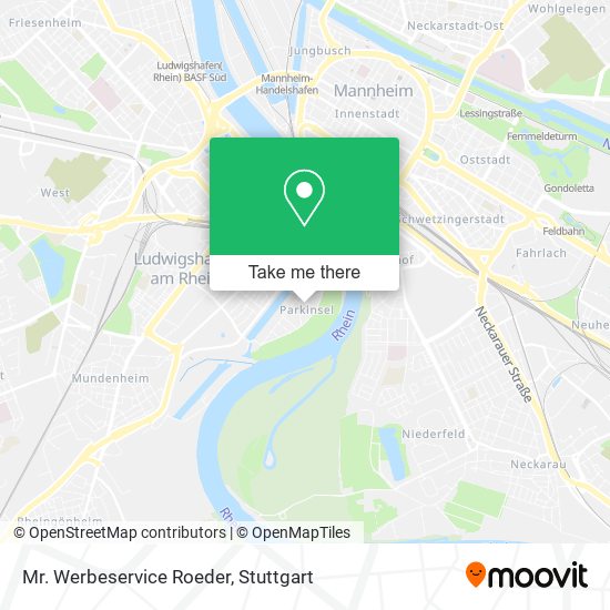 Карта Mr. Werbeservice Roeder