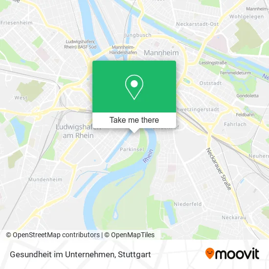 Карта Gesundheit im Unternehmen