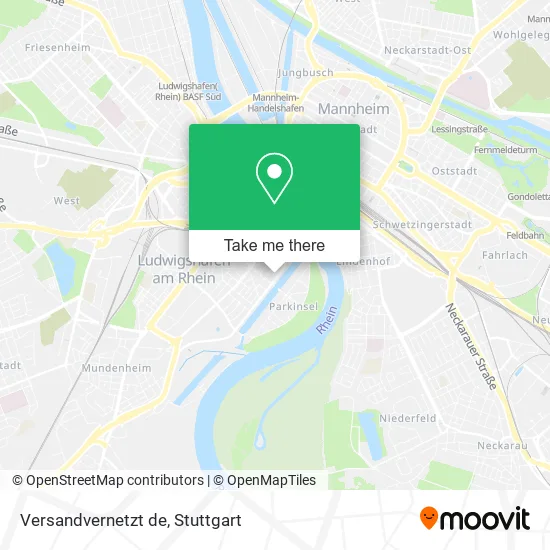 Карта Versandvernetzt de