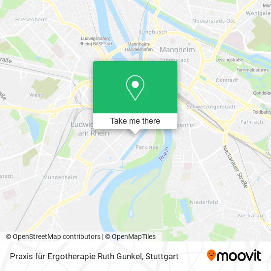 Карта Praxis für Ergotherapie Ruth Gunkel