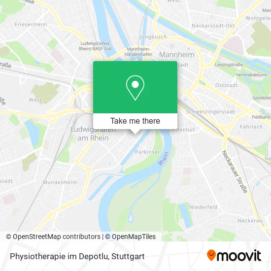 Карта Physiotherapie im Depotlu