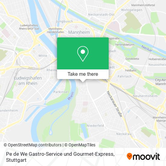 Pe de We Gastro-Service und Gourmet-Express map