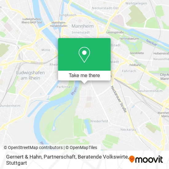 Карта Gernert & Hahn, Partnerschaft, Beratende Volkswirte