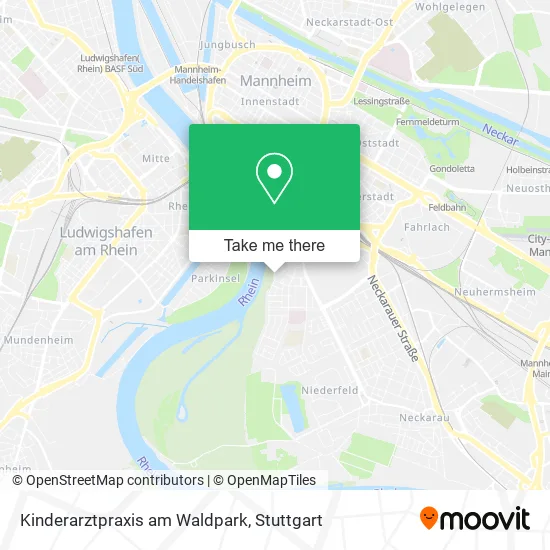 Карта Kinderarztpraxis am Waldpark