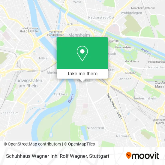 Карта Schuhhaus Wagner Inh. Rolf Wagner