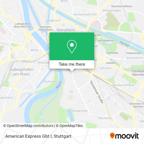 American Express Gbt I map