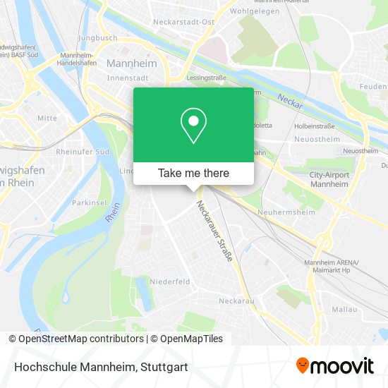 Hochschule Mannheim map