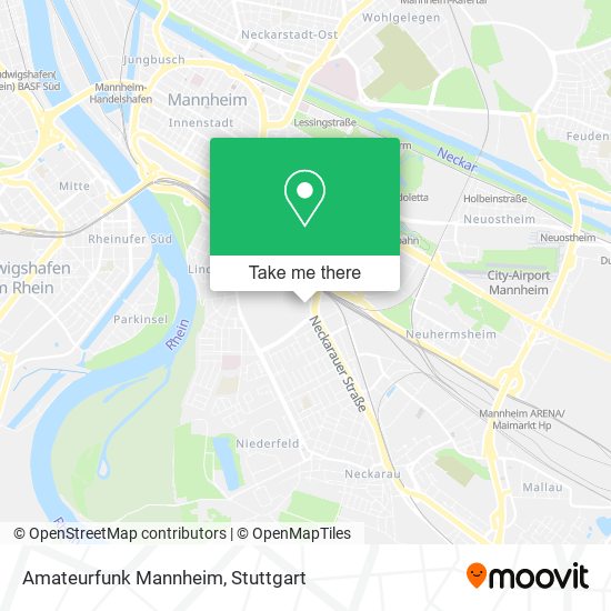 Amateurfunk Mannheim map