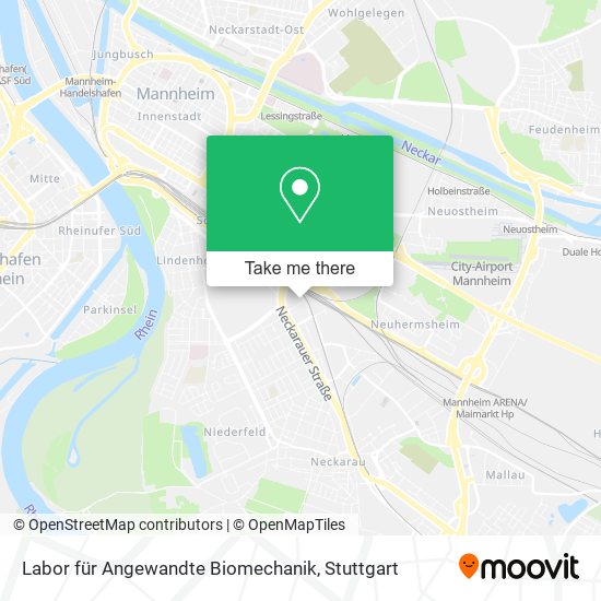 Labor für Angewandte Biomechanik map