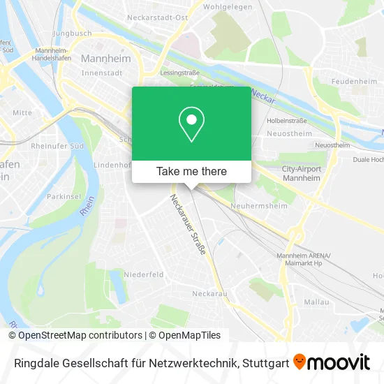 Карта Ringdale Gesellschaft für Netzwerktechnik