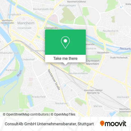 Карта Consult4b GmbH Unternehmensberater