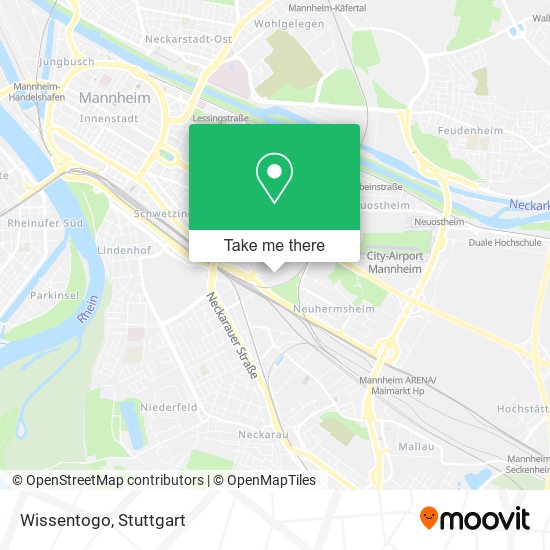 Карта Wissentogo