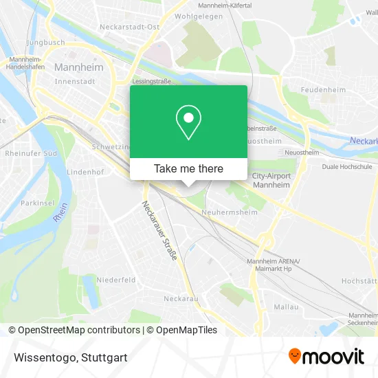 Карта Wissentogo