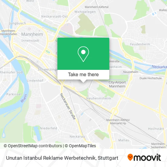 Карта Unutan Istanbul Reklame Werbetechnik