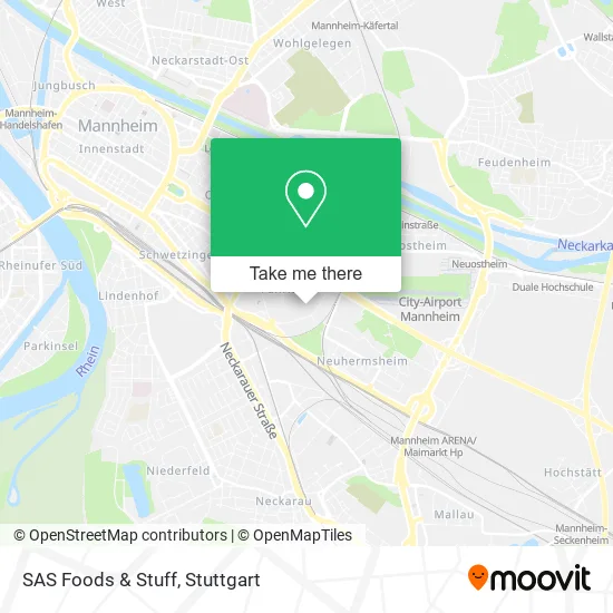 Карта SAS Foods & Stuff