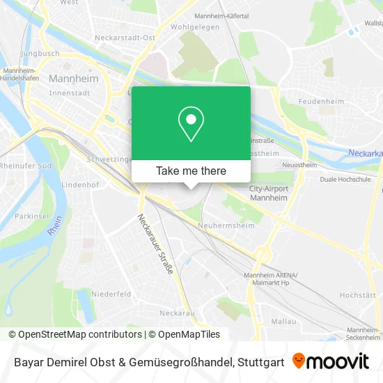 Карта Bayar Demirel Obst & Gemüsegroßhandel