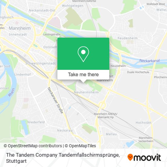 The Tandem Company Tandemfallschirmsprünge map