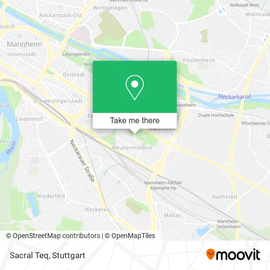 Карта Sacral Teq