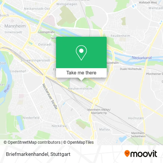Карта Briefmarkenhandel