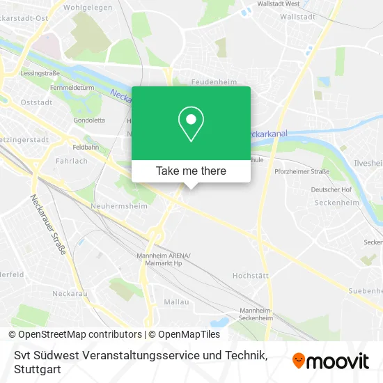 Карта Svt Südwest Veranstaltungsservice und Technik