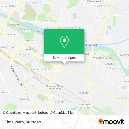 Time Warp map